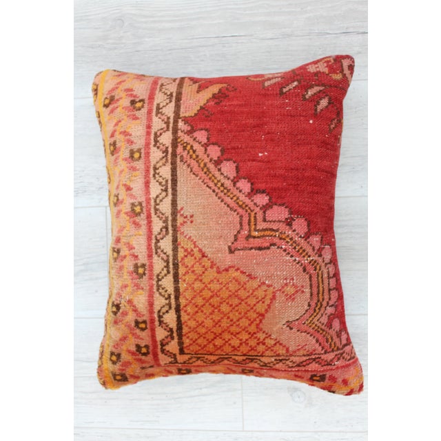 Salmon Turkish Decorative Pillow Cover - 16"x19.5" For Sale - Image 8 of 10