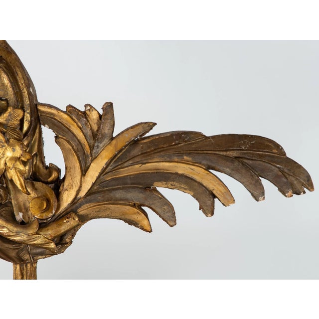 Wood Gilded Fragment Rooster Sculpture For Sale - Image 7 of 12