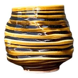 Vintage Original Studio Pottery Vase For Sale
