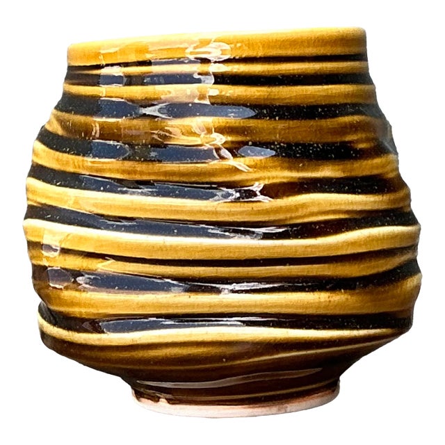 Vintage Original Studio Pottery Vase For Sale