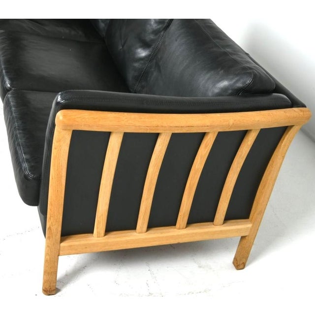 Stouby Late 20th Century Danish Modern Leather Sofa For Sale - Image 4 of 8