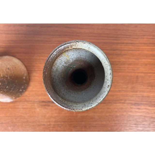 Mid-Century Modern Danish Studio Pottery Candleholder from Gunni Nordström, 1960s, Set of 2 For Sale - Image 9 of 18