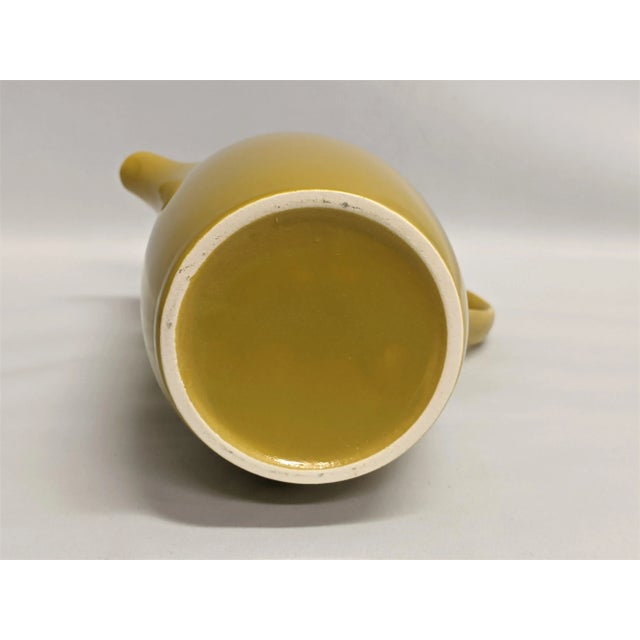 Vintage Mustard Coffee or Tea Server For Sale - Image 10 of 11