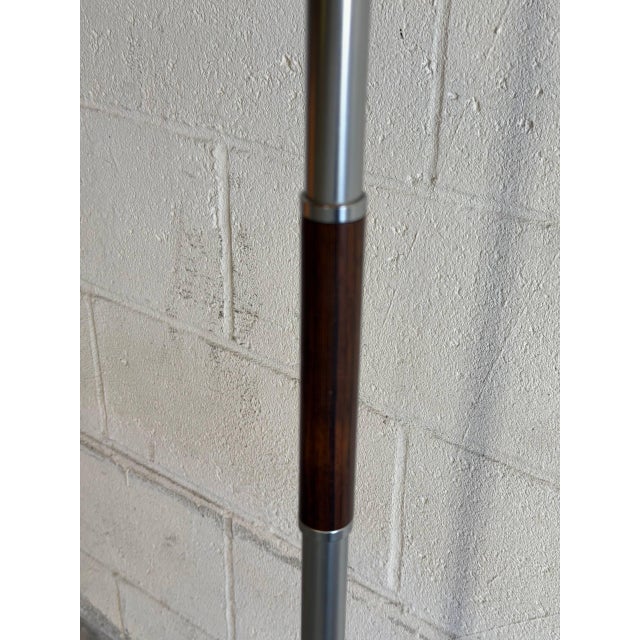 Tan Rosewood Floor Lamp Danish Mid-Century Modern 1970s For Sale - Image 8 of 12