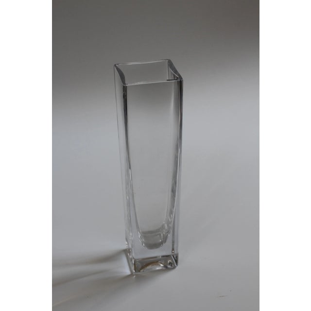 Mid-Century French Crystal Vase from Bayel For Sale - Image 14 of 15
