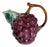 Vintage Italian Grape Figurative Ceramic Pitcher For Sale