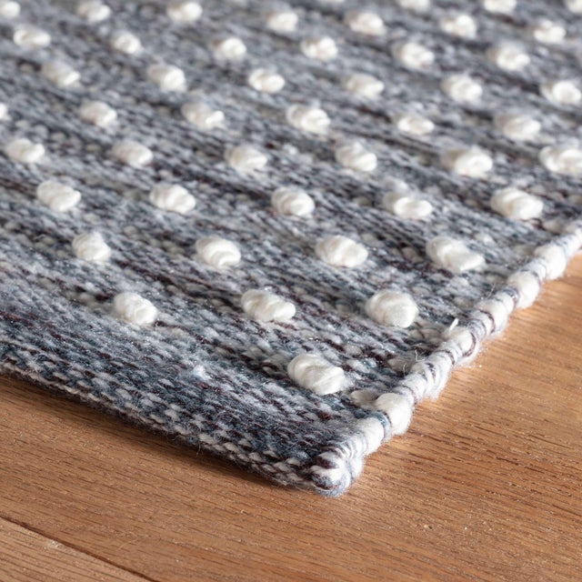 Dash & Albert Dash & Albert by Annie Selke Hobnail Blue Indoor/Outdoor Rug, 2'6" x 8' For Sale - Image 4 of 6