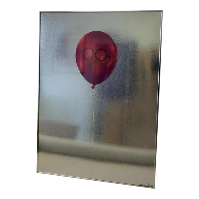 1983 "Olimpiadi" Olympic Balloon Silkscreen Print by Michelangelo Pistoletto, Framed For Sale
