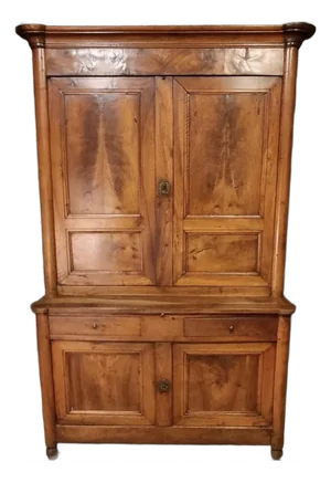 19th Century Walnut Buffet Deux Corps