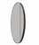 1980s Modern Round Wall Mirror with Curved Side Panel, Italy, 1980s For Sale - Image 5 of 10