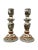 Pair of Vintage Delft Polychomatic Floral Candlestick Holders For Sale - Image 10 of 10