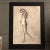 Original Vintage Female Nude Charcoal Study Drawing Mid Century Modern For Sale - Image 4 of 4
