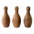 Vintage Wood Skittles Set of 3 For Sale
