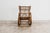 Wood Vintage Rocking Chair in Bamboo and Woven Wicker, 1960s For Sale - Image 7 of 10