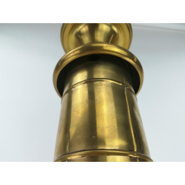 Brass Maritim Ship Ceiling Lamp, 1890s For Sale - Image 4 of 10