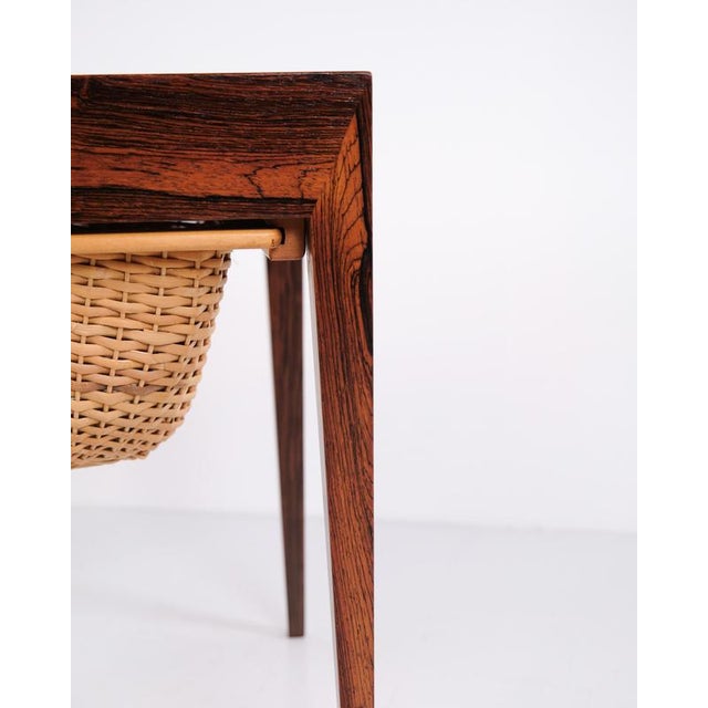 Model 40 Rosewood Side Table by Severin Hansen for Haslev Møbelfabrik, 1960 For Sale - Image 7 of 11