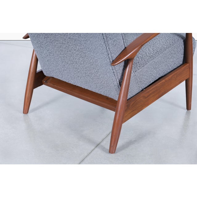 1950s Vintage Walnut Reclining Lounge Chair by Milo Baughman for Thayer Coggin For Sale - Image 11 of 11