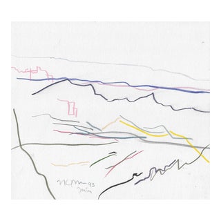 1993 Norbert Voelkel Provence France Drawing For Sale