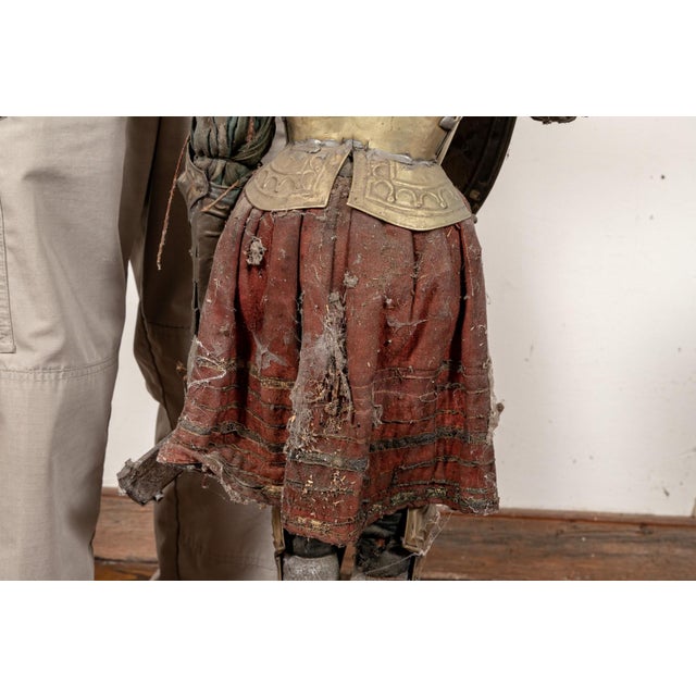 Early 19th Century Italian Knight in Armor Form Marionette For Sale - Image 13 of 15