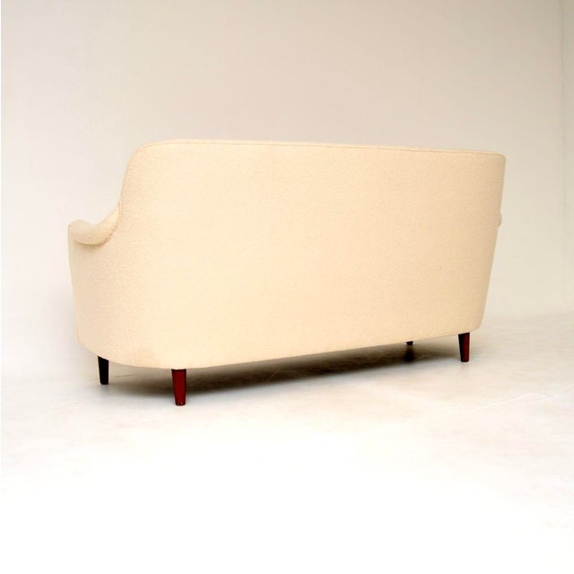Wood Vintage Swedish Samsas Sofa attributed to Carl Malmsten, 1960s For Sale - Image 7 of 11