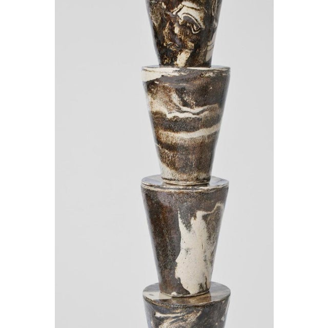 Nizwa Mixed Clay Floor Lamp by Barracuda Interiors For Sale - Image 4 of 6