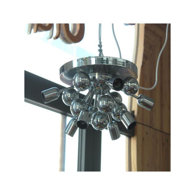 Sputnik Ceiling Lamp by Goffredo Reggiani, 1970 For Sale - Image 6 of 11