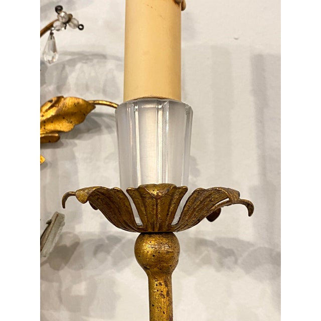 Wall Lights from Maison Baguès, 1960s, Set of 2 For Sale - Image 10 of 17