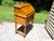 Vintage Solid Maple Slant Top Writing Desk Drop Front Secretary Desk For Sale - Image 11 of 18