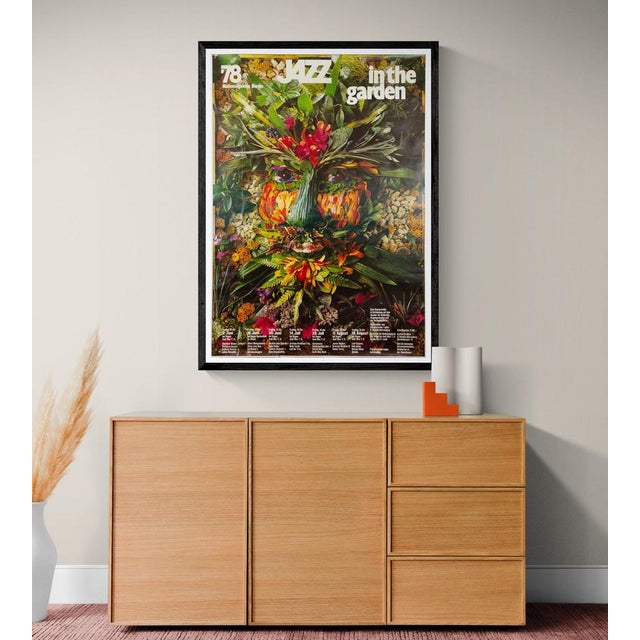 Paper Jazz in the Garden Original Jazz Festival Poster by Günther Kieser, 1978 For Sale - Image 7 of 9