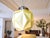 Art Deco Style Cream Opaline Origami Glass Pendant Lamp, 1960s For Sale - Image 10 of 10