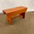 1970s Vintage Arts & Crafts Farmhouse Folk Art Painted Pine Bench For Sale - Image 11 of 11