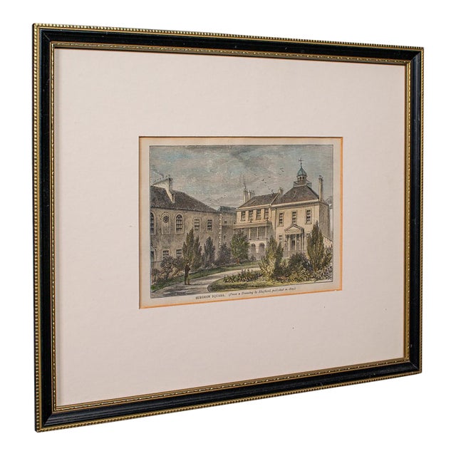 Antique Surgeon Square Picture, Edinburgh, Art, Medical Interest, Late Victorian For Sale
