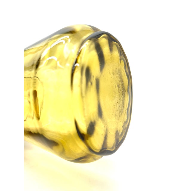 Mid-Century Modern Amber Glass Vase by Arthur Percy for Gullaskruf, Sweden, 1950s For Sale - Image 15 of 17