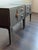 Mid Century Modern Pair of Grey Nightstands W/ Amazing Brass Hardware For Sale In Seattle - Image 6 of 10
