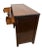 1930s 1930s Art Deco Wall Desk Petite Size Four Dovetail Jointed Drawers Two Tone Walnut For Sale - Image 5 of 11