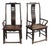 Set of Antique Tall Elm Armchairs For Sale