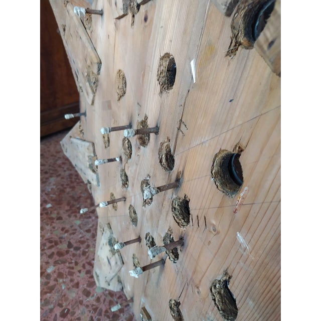 Brown Luminous Star with Eight Tips, Italy, 1940s For Sale - Image 8 of 9