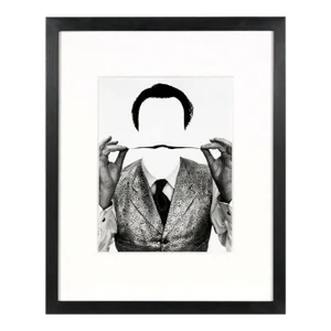 Framed Edition Dali Photograph by Philippe Halsman