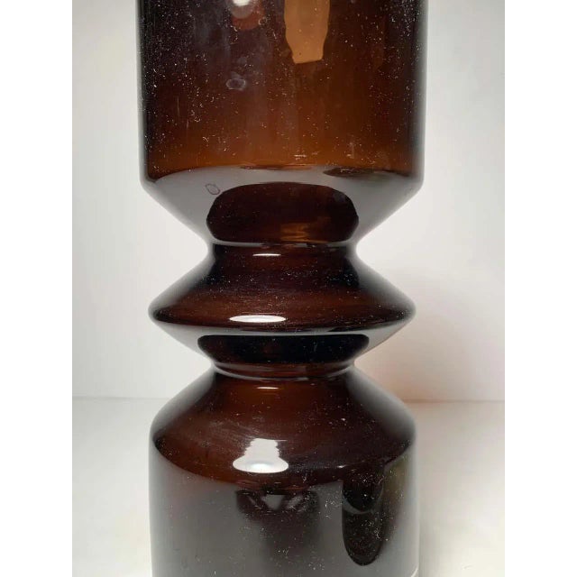 Tamara Aladin Tamara Aladin Riihimaen Lasi Oy Finnish Modernist Vases - a Pair For Sale - Image 4 of 7