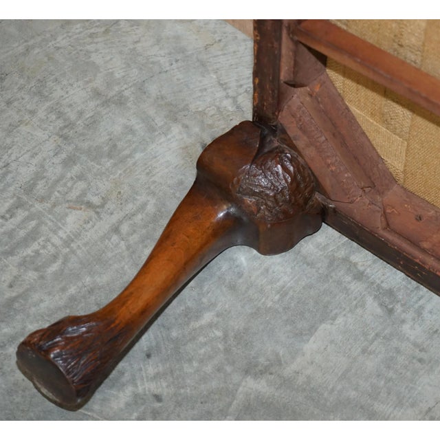 George I Burr Walnut Long Stool, 1720s For Sale - Image 17 of 18