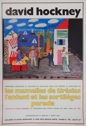 Theatre, Tiresias Poster after David Hockney