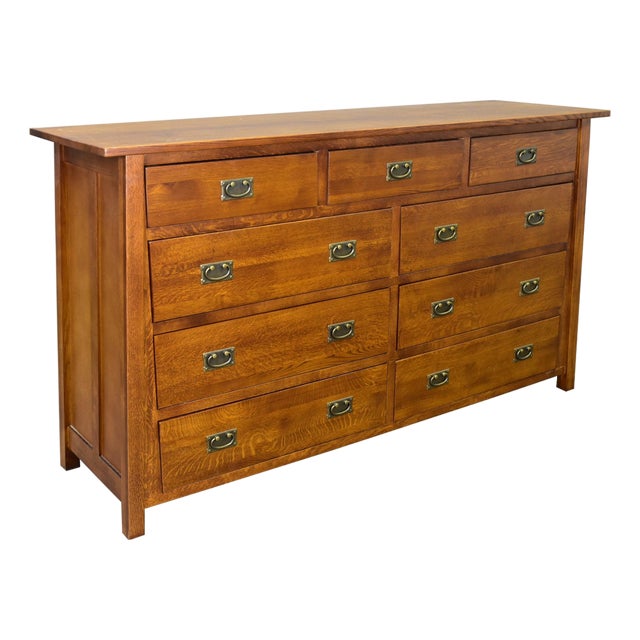 Mission 9 Drawer Dresser - Michael's Cherry (Mc-A) For Sale