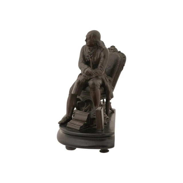 19th Century Vintage Sculpture of Benjamin Franklin For Sale - Image 5 of 7