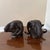 Metal Vintage Bronze Ram Sculptures ~ a Pair For Sale - Image 7 of 9