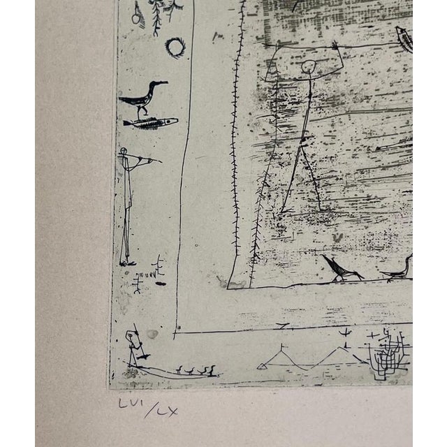Zao Wou-Ki, Flora and Fauna, 1951, Etching For Sale - Image 8 of 10