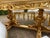 Late 20c Italian Baroque White Gold Beech Dining Set - 7 Pc For Sale - Image 4 of 18