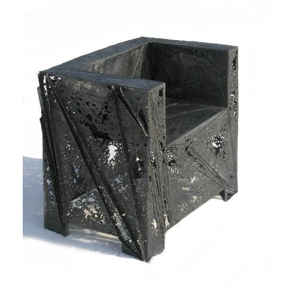 Contemporary Contemporary Metal Forged Chair For Sale - Image 3 of 7