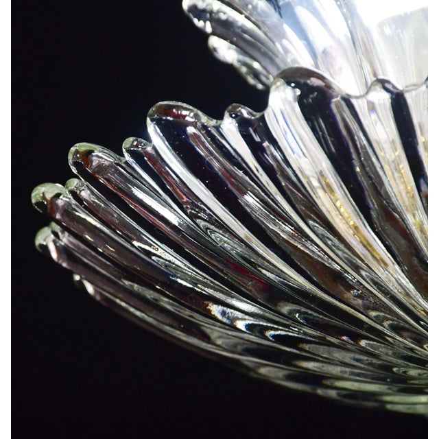 Elegant Art Decò Pendant Light Murano Glass by Barovier, 1950 For Sale - Image 12 of 14