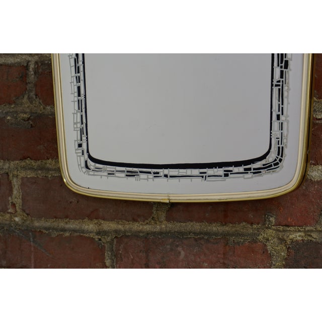 Mid-Century Free-Form Mirror, 1950s For Sale - Image 4 of 10
