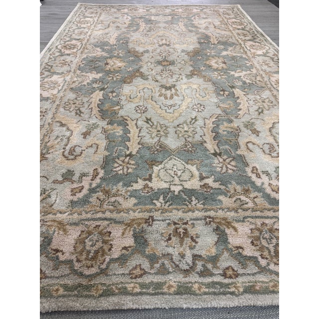 2010s 5ft X 8ft Pottery Barn Thyme Area Rug For Sale - Image 5 of 12